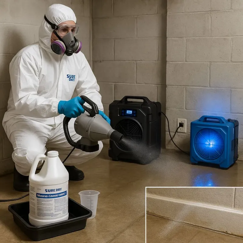 Sanitization and Odor Removal process in Trappe, MD